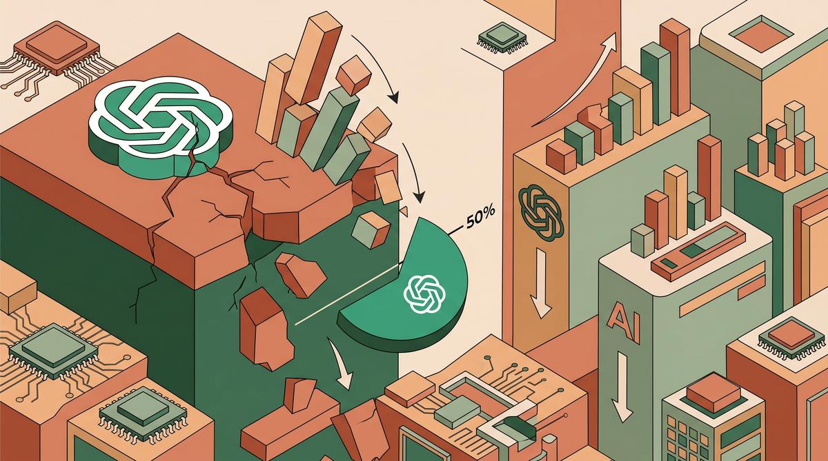 ChatGPT Loses Majority of AI Assistant Market as Gemini and Claude Gain Ground — AI article on gikiewicz.com