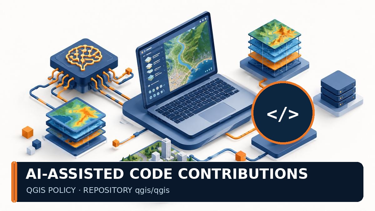 QGIS AI-assisted code policy article cover